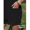 image:imageEXLURA Womens Summer Casual Sleeveless Romper Dress Loose Cotton Striped Shorts Overalls Jumpsuit Vacation Beach Outfits 2026Solid Black