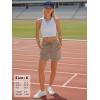 image:imageEXLURA Womens Casual Cotton Sweat Shorts Elastic Drawstring Dolphin Short Summer High Waist Workout Lounge Short with PocketsBrown