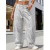 image:imageEXLURA Womens Barrel Jeans Wide Leg Y2K Boyfriend Denim Pants Hip Hop Vintage Baggy Jeans Cotton MidLow Elastic Waist PantsBlack Print