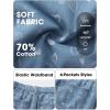 image:imageEXLURA Womens Barrel Jeans Wide Leg Y2K Boyfriend Denim Pants Hip Hop Vintage Baggy Jeans Cotton MidLow Elastic Waist PantsLight Blue Hearts