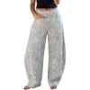 image:imageEXLURA Womens Barrel Jeans Wide Leg Y2K Boyfriend Denim Pants Hip Hop Vintage Baggy Jeans Cotton MidLow Elastic Waist PantsBlack Print