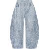 image:imageEXLURA Womens Barrel Jeans Wide Leg Y2K Boyfriend Denim Pants Hip Hop Vintage Baggy Jeans Cotton MidLow Elastic Waist PantsBlue Print