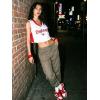 image:imageEXLURA Womens V Neck Graphic Print Crop Top Sleeveless Football Jersey Tank Top Y2K Sporty Summer Casual Shirt 2026 TrendyRed