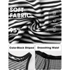 image:imageEXLURA Womens Cotton Summer 2 Piece Outfits Striped Halter Tops Matching Wide Leg Pant Sets Lounge Tracksuits Vacation TravelBlack