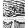 image:imageEXLURA Womens Cotton Summer 2 Piece Outfits Striped Halter Tops Matching Wide Leg Pant Sets Lounge Tracksuits Vacation TravelGrey