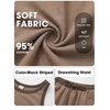 image:imageEXLURA Womens Cotton Summer 2 Piece Outfits Striped Halter Tops Matching Wide Leg Pant Sets Lounge Tracksuits Vacation TravelSolid Brown