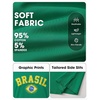image:imageEXLURA Womens Crewneck Soccer Graphic Print Shirts Short Sleeve Football Jersey Top Y2K Sporty Summer Casual T Shirts 2026Green