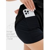 image:imageEXLURA Womens Summer 2 Piece Short Skirt Sets Cotton Short Sleeve Tshirt Matching Tennis Skort Airport Travel Vacation OutfitBlack