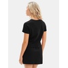 image:imageEXLURA Womens Summer 2 Piece Short Skirt Sets Cotton Short Sleeve Tshirt Matching Tennis Skort Airport Travel Vacation OutfitBlack