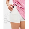 image:imageEXLURA Womens Summer 2 Piece Short Skirt Sets Cotton Short Sleeve Tshirt Matching Tennis Skort Airport Travel Vacation OutfitLight Pink
