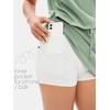 image:imageEXLURA Womens Summer 2 Piece Short Skirt Sets Cotton Short Sleeve Tshirt Matching Tennis Skort Airport Travel Vacation OutfitMint Green