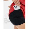 image:imageEXLURA Womens Summer 2 Piece Short Skirt Sets Cotton Short Sleeve Tshirt Matching Tennis Skort Airport Travel Vacation OutfitRed