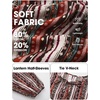 image:imageEXLURA Womens Summer Faux Linen Boho Maxi Dresses Oversized V Neck Half Sleeve Floral Flowy Casual Long Maternity Dress 2026Red Brown Floral